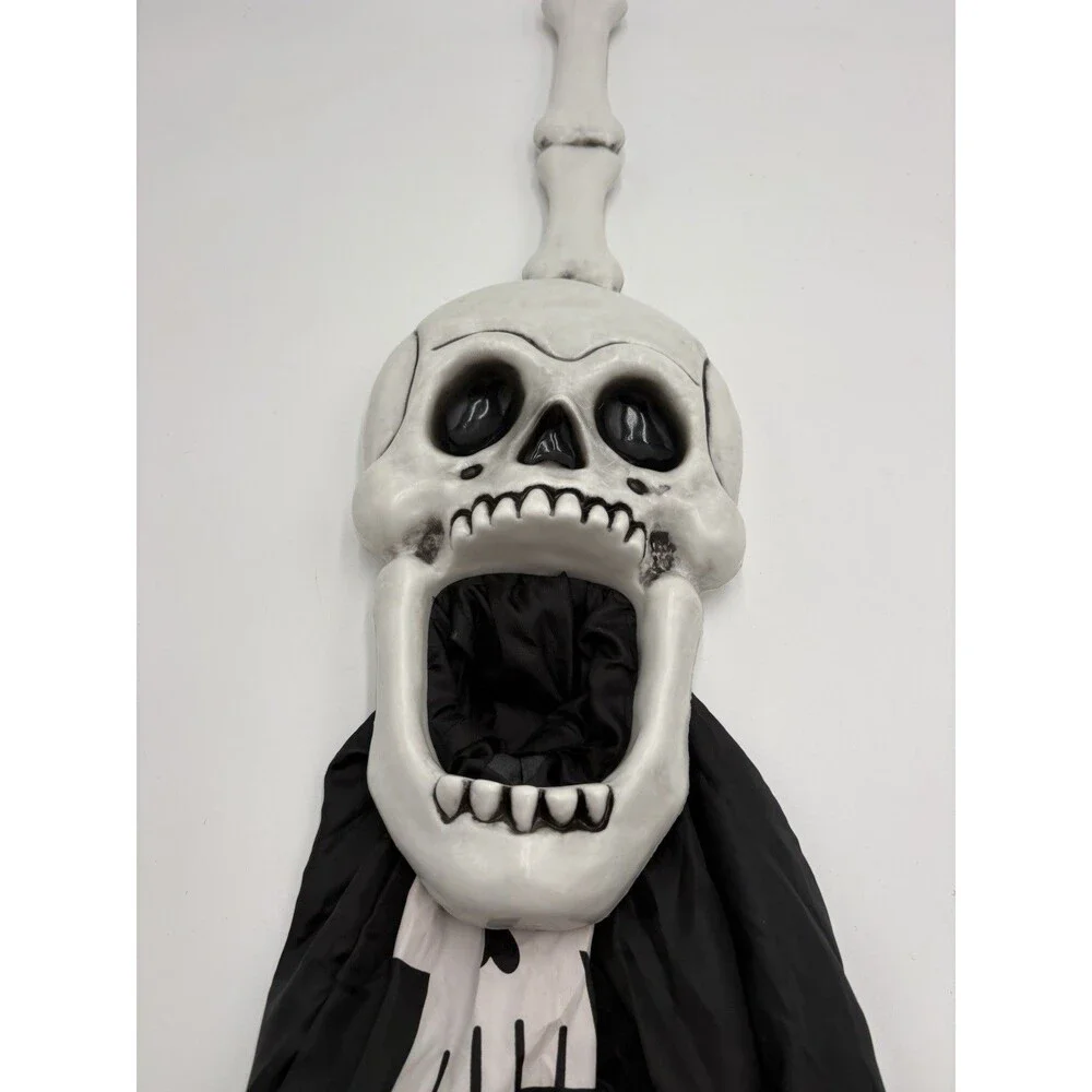 Halloween Skeleton Hand, Candy Trick or Treat Bag Halloween Bag on Stick